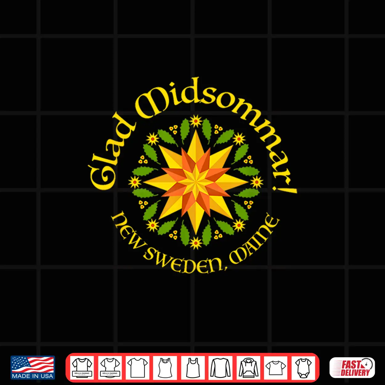 Midsommar Barn Quilt Design Shirt Midsommar Barn Quilt Design Shirt