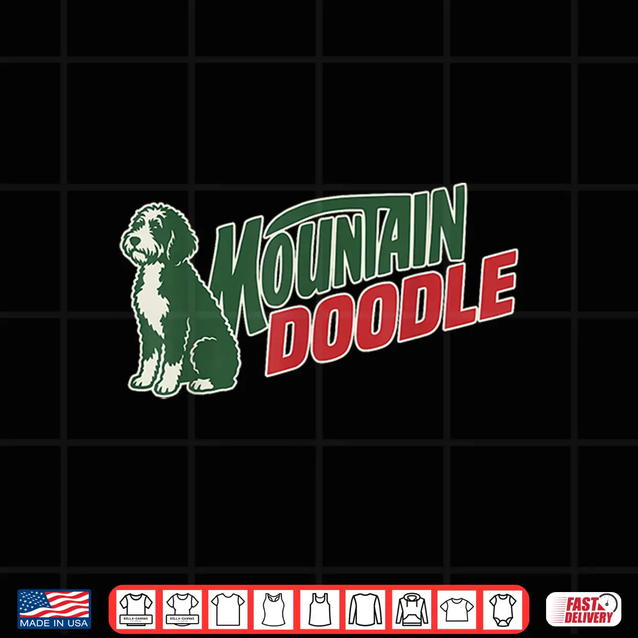 Mountain Doodle Dog Lovers Vintage Retro Outdoor Hiking Shirt Mountain Doodle Dog Lovers Vintage Retro Outdoor Hiking Shirt