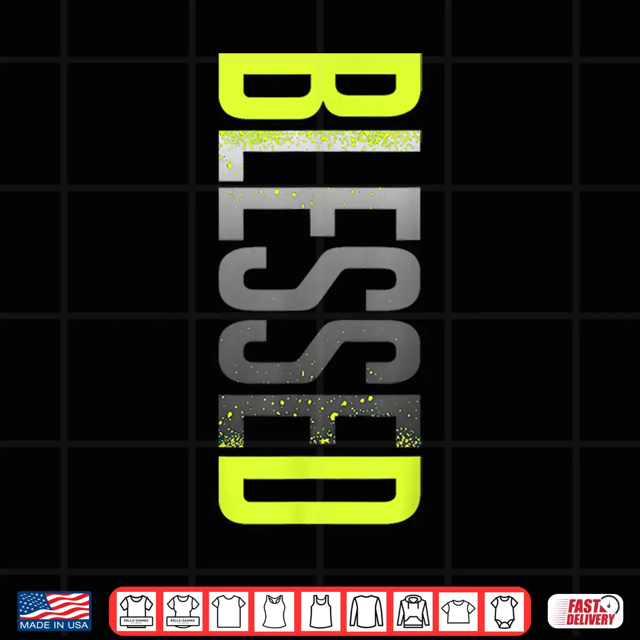 Neon Yellow Black Cool Grey Graphic Match Shirt Neon Yellow Black Cool Grey Graphic Match Shirt