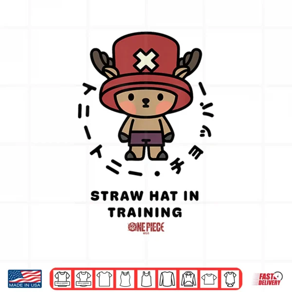 Design Netflix One Piece Straw Hat in Training Officially Licensed Shirt