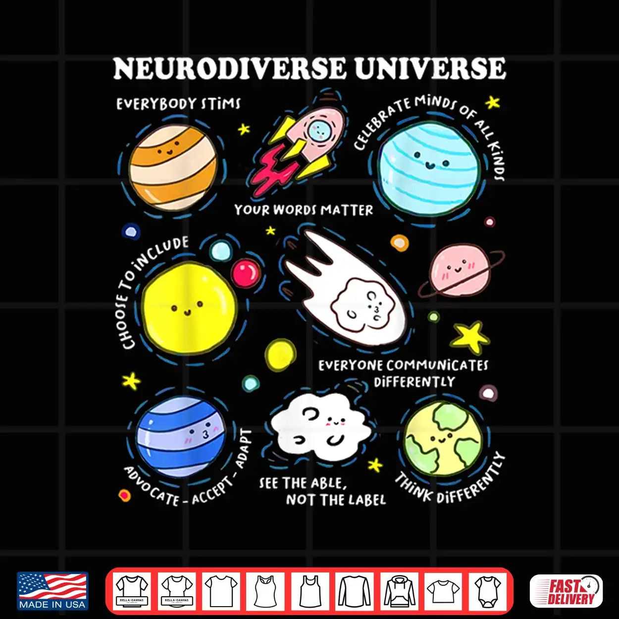 Neurodiverse Universe Kids Autism Awareness Neurodiversity Shirt Neurodiverse Universe Kids Autism Awareness Neurodiversity Shirt