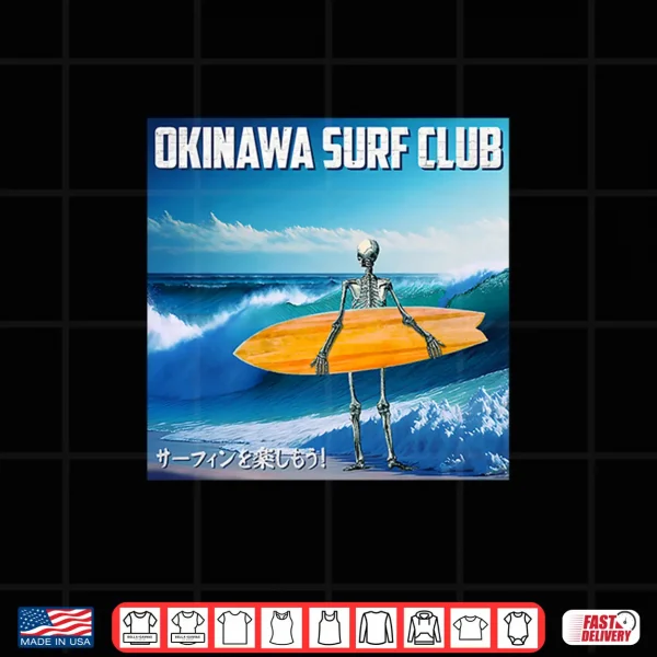 Okinawa Surf Club Surfing Premium Tri Blend Shirt 4 Design Okinawa Surf Club Surfing Premium Tri Blend Shirt