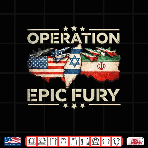 Design Operation Epic Fury Patriotic Adventure American Flag USA Shirt