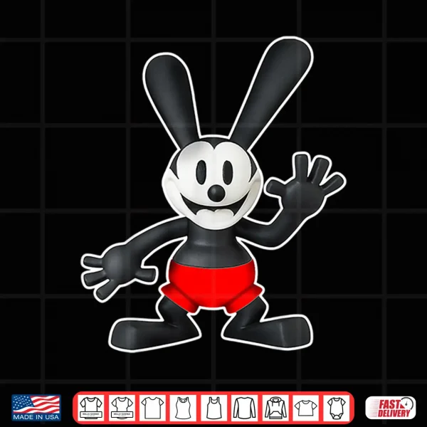 Oswald Rabbit Vintage Cartoon 1927 Hello Shirt 4 Design Oswald Rabbit Vintage Cartoon 1927 Hello Shirt