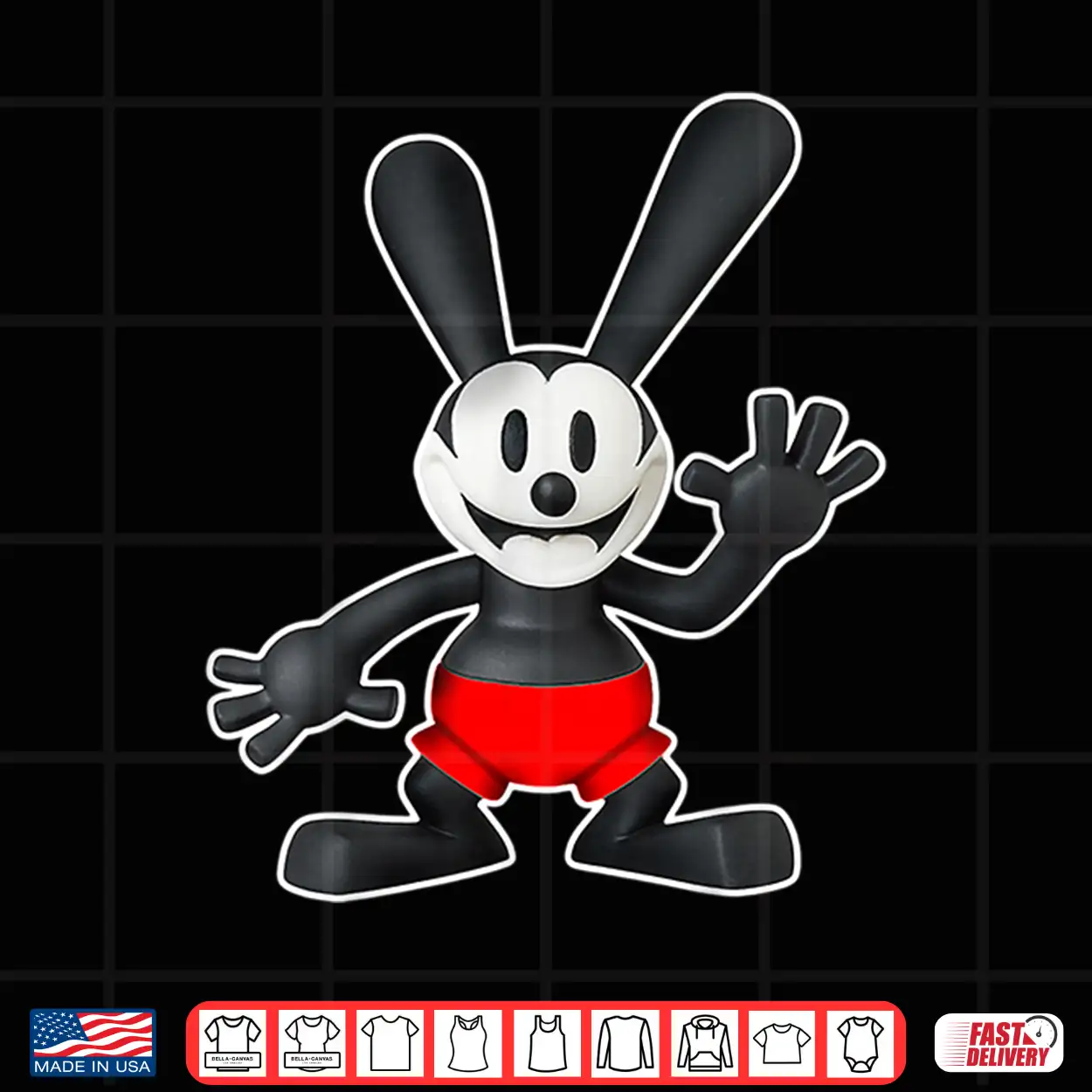 Oswald Rabbit Vintage Cartoon 1927 Hello Shirt Oswald Rabbit Vintage Cartoon 1927 Hello Shirt