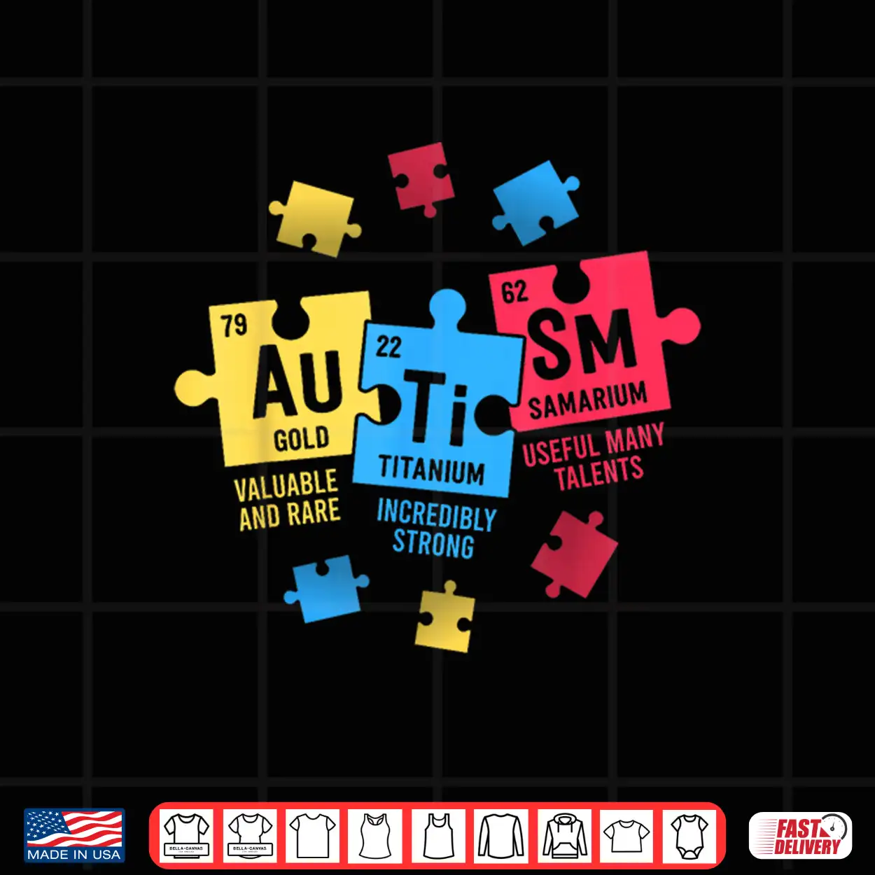 Periodic Table Elements Asd Autism Awareness Professional Shirt Periodic Table Elements Asd Autism Awareness Professional Shirt