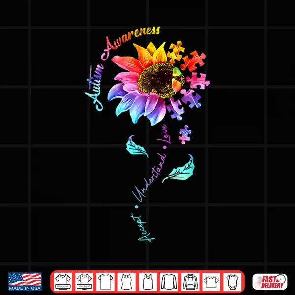 Design Professional Minimalist Autism Awareness Modern Graphic Apparel Shirt