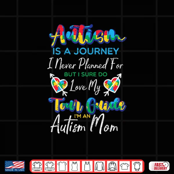 Design Professional Minimalist Autism Mom Awareness Mama Mommy Shirt