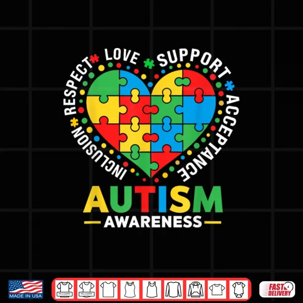 Professional Minimalist Blue Autism Puzzle Modern Graphic Shirt 4 Design Professional Minimalist Blue Autism Puzzle Modern Graphic Shirt