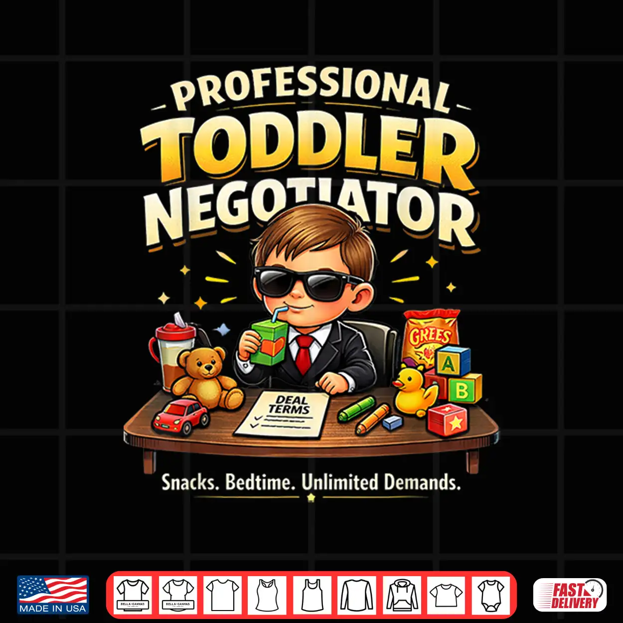 Professional Toddler Negotiator Shirt Professional Toddler Negotiator Shirt