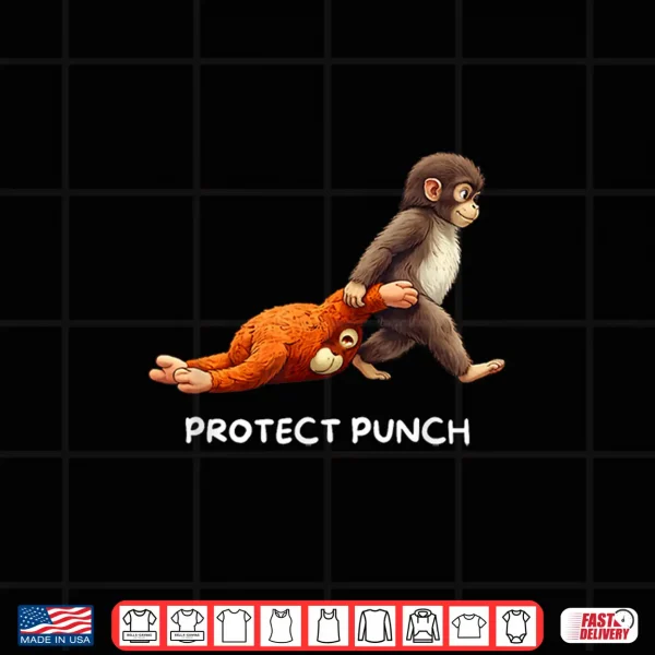 Design Protect Baby Monkey Punch Shirt