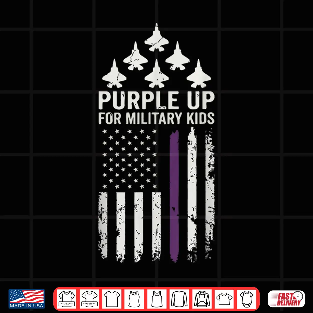 Purple Up For Military Child Month Of The Military Kids Shirt Purple Up For Military Child Month Of The Military Kids Shirt