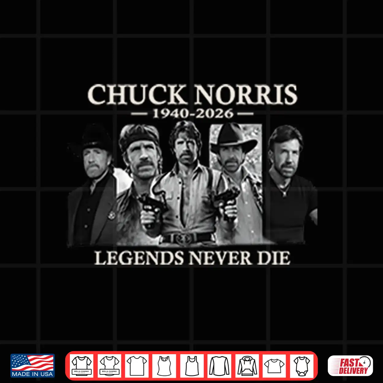 Rip Chuck Norris 1940 2026 Legends Never Die Shirt Rip Chuck Norris 1940 2026 Legends Never Die Shirt