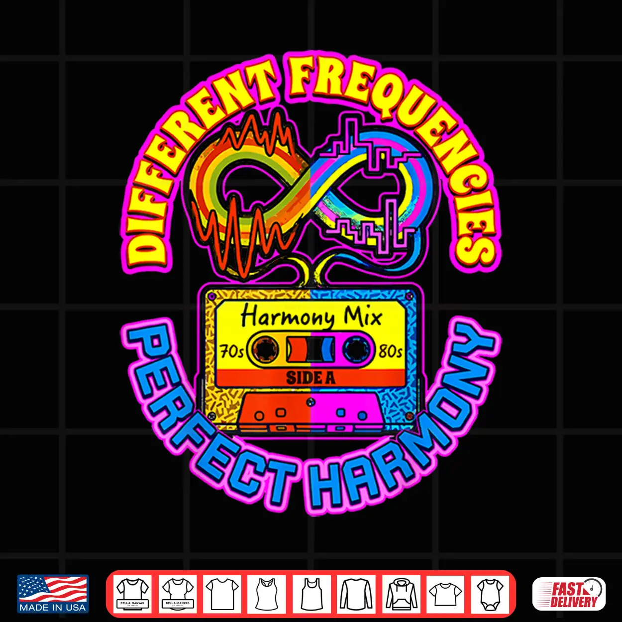 Retro Different Frequencies Cassette Autism Awareness Design Shirt Retro Different Frequencies Cassette Autism Awareness Design Shirt