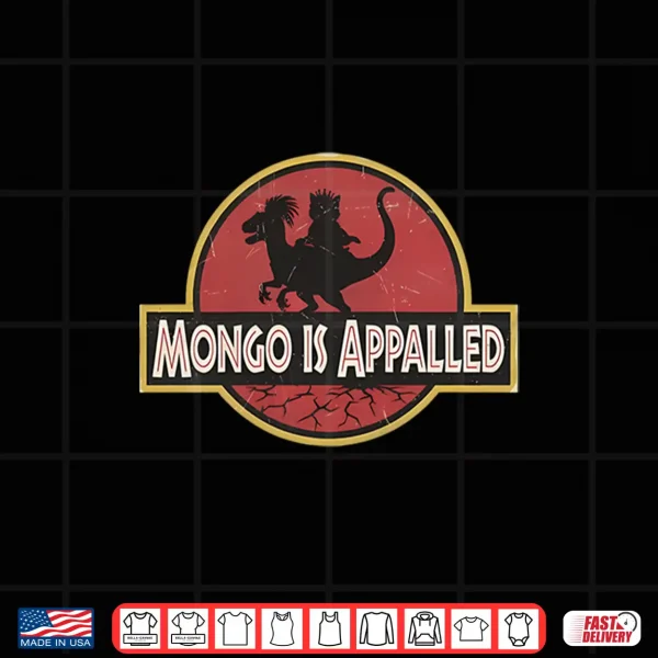 Design Retro Mongo Is Appalled Vintage Princess Cat Riding Dinosaur Shirt