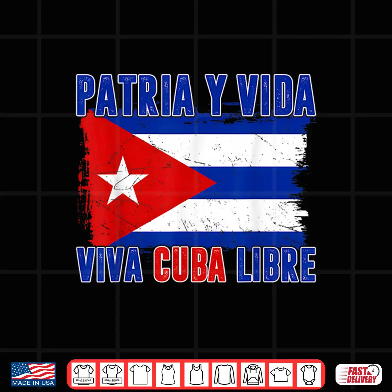 Retro Patria Y Vida Cuba Libertad Freedom Patriotic Slogan Shirt Retro Patria Y Vida Cuba Libertad Freedom Patriotic Slogan Shirt
