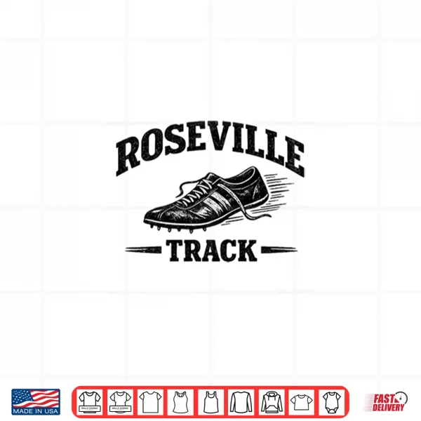 Roseville Track Premium Tri Blend Shirt 4 Design Roseville Track Premium Tri Blend Shirt