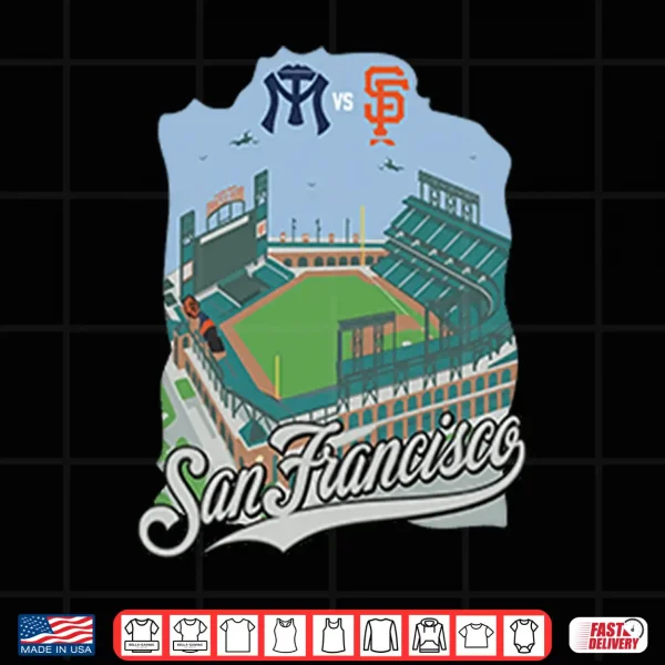 San Francisco Baseball Stadium Vintage Shirt 4 Design San Francisco Baseball Stadium Vintage Shirt