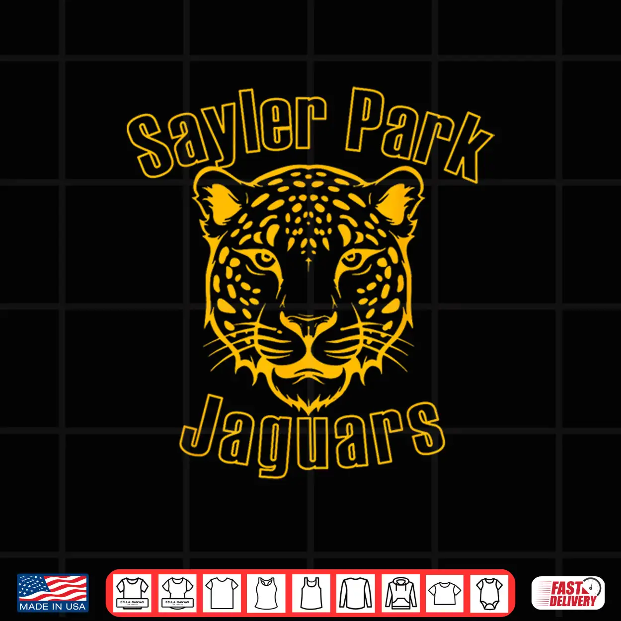 Sayler Park Jaguars Yellow Shirt Sayler Park Jaguars Yellow Shirt