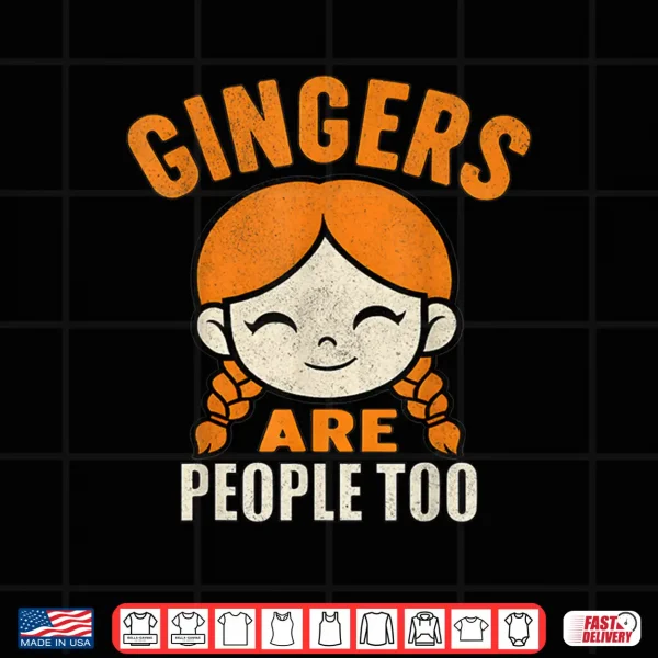 Design Shrinking Summer Gingers are People Too Funny Shirt