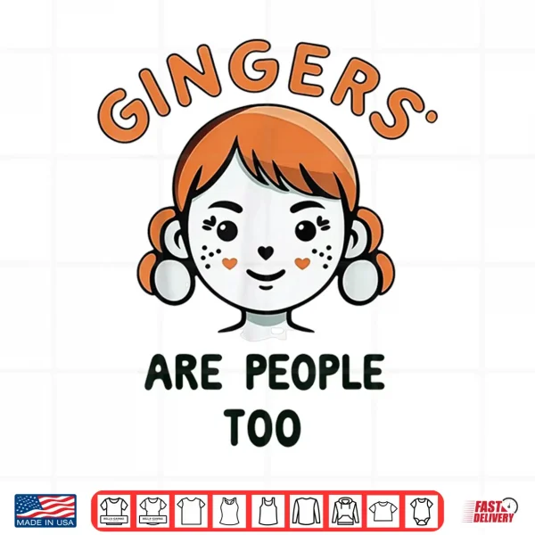 Design Shrinking Summer Gingers are People Too Meme Shirt