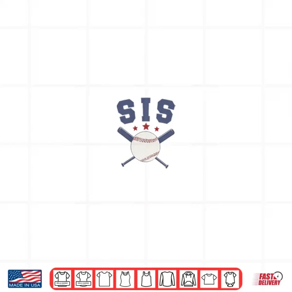 Design Sister of Rookie 1st Birthday Baseball Boy Family Matching Shirt