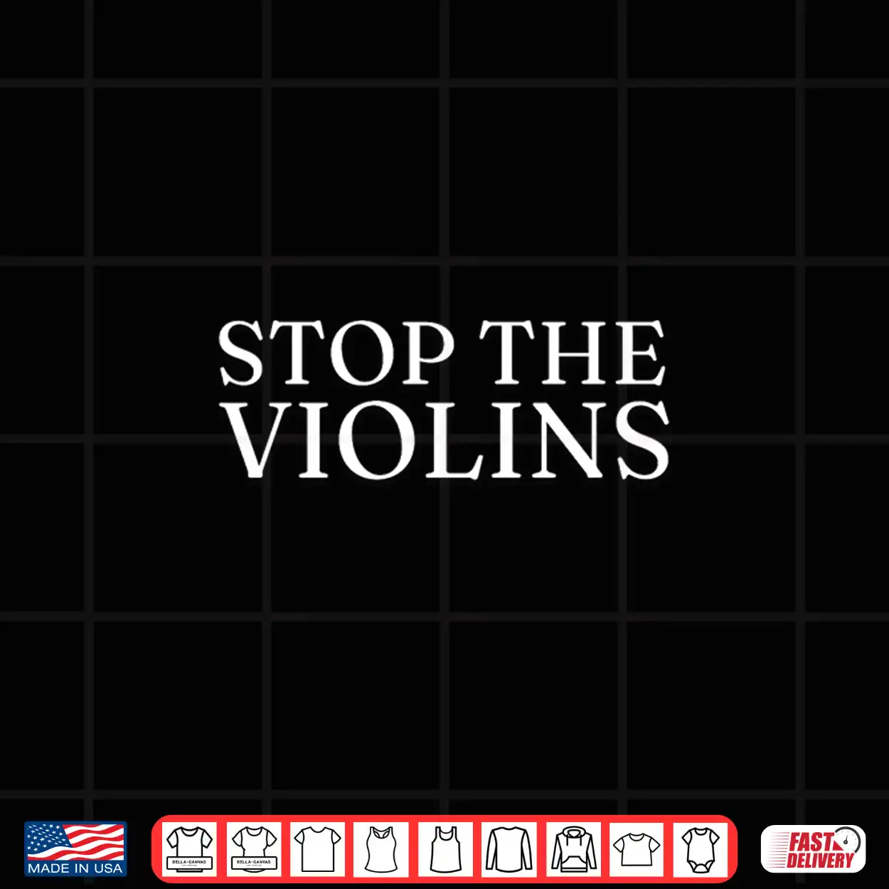 Stop The Violins Funny Band Premium Tri Blend Shirt Stop The Violins Funny Band Premium Tri Blend Shirt