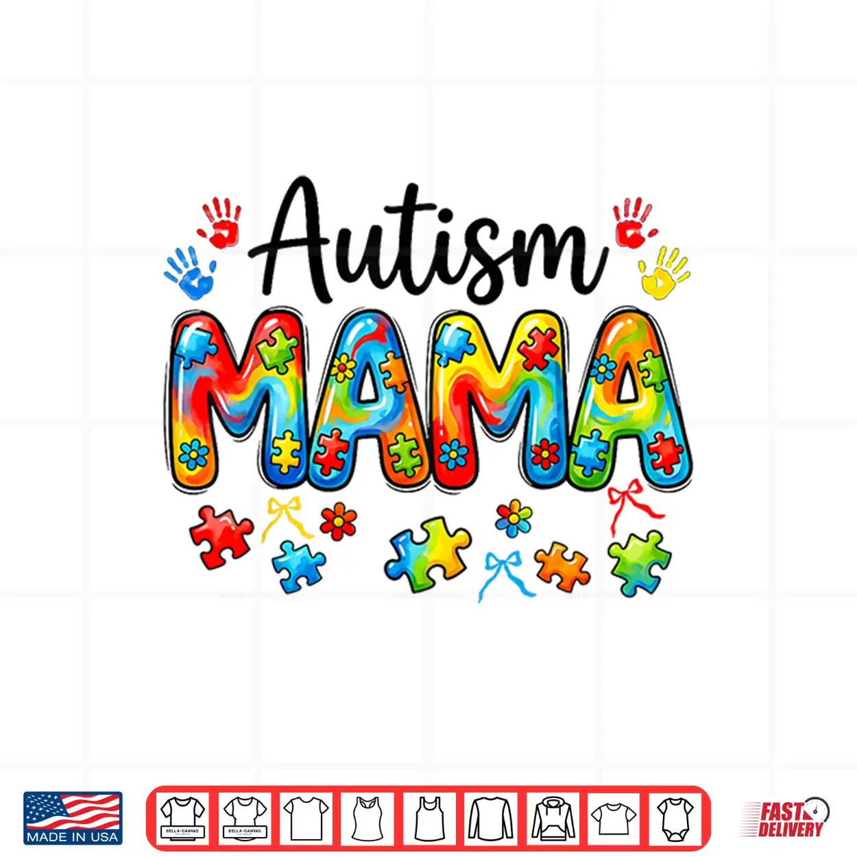 Support Squad Autism Mama Autism Mom Awareness Shirt Support Squad Autism Mama Autism Mom Awareness Shirt