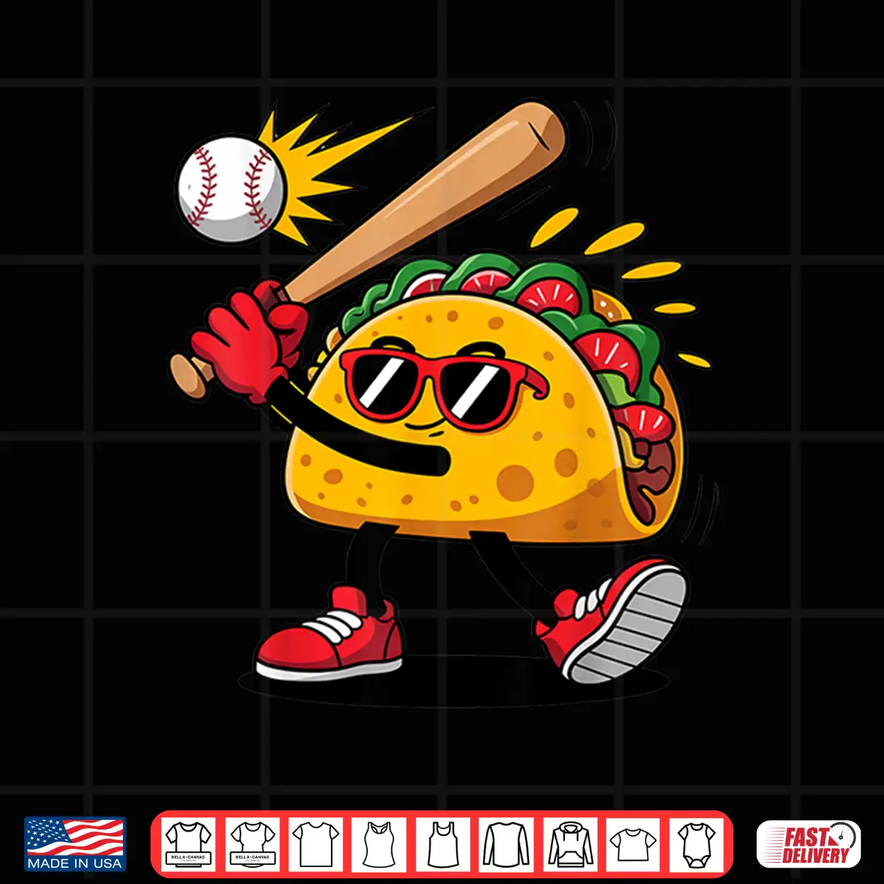 Taco Baseball Mexican Cinco De Mayo Men Kids Shirt Taco Baseball Mexican Cinco De Mayo Men Kids Shirt