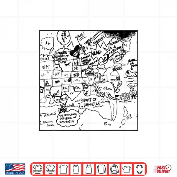 Design The Completely Accurate Map of America Shirt