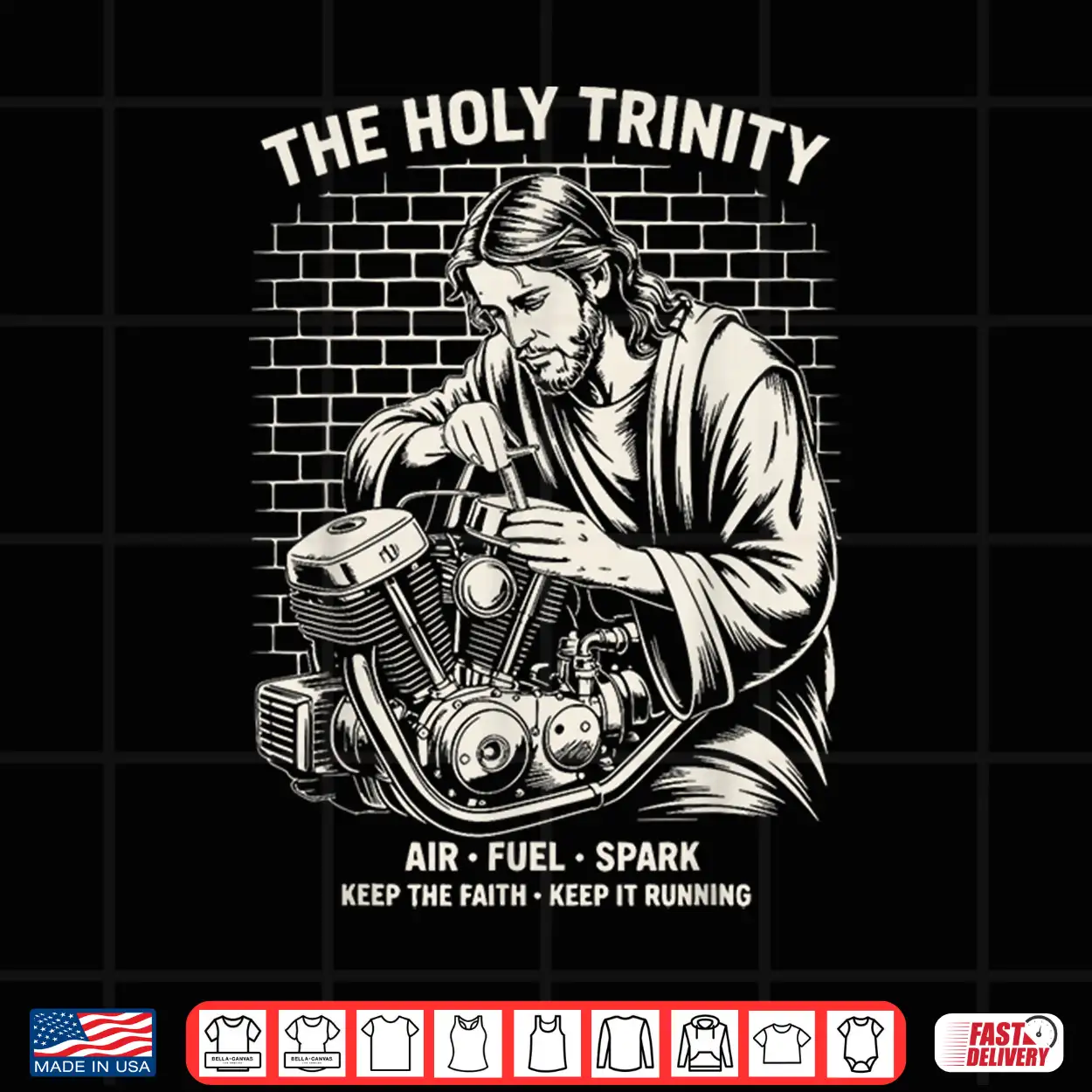The Holy Trinity Air Fuel Spark Shirt The Holy Trinity Air Fuel Spark Shirt