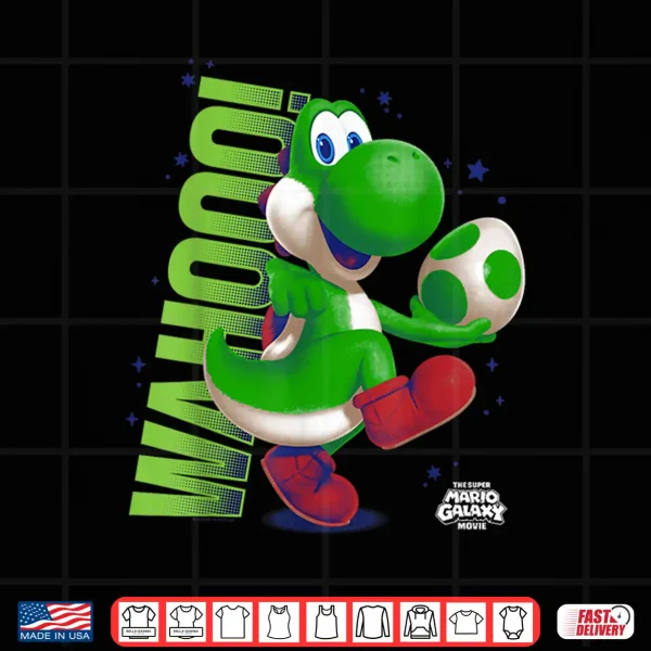 Design The Super Mario Galaxy Movie Action Yoshi Shirt