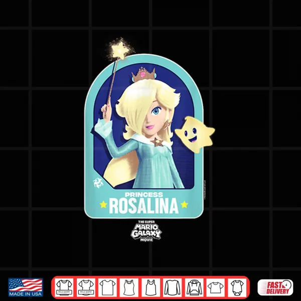 Design The Super Mario Galaxy Movie Princess Rosalina Wand Ready Shirt