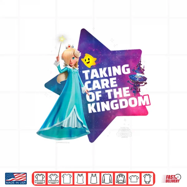 Design The Super Mario Galaxy Movie Rosalina Taking Care Shirt