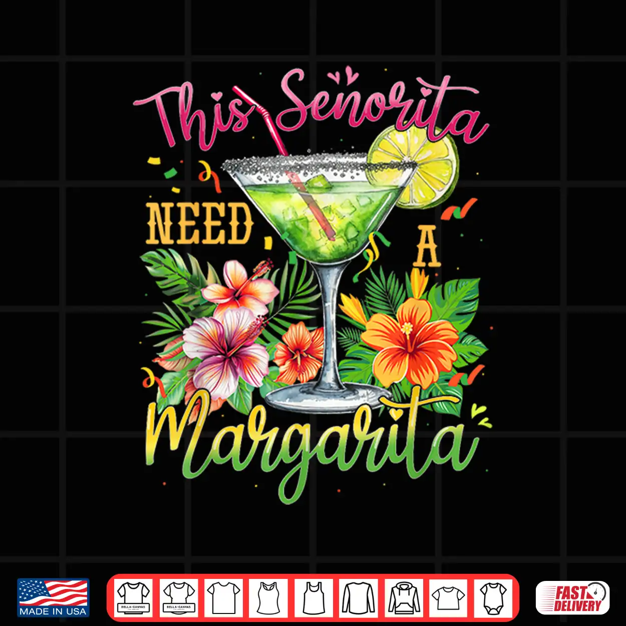 This Senorita Needs A Margarita Funny Cinco De Mayo Shirt This Senorita Needs A Margarita Funny Cinco De Mayo Shirt