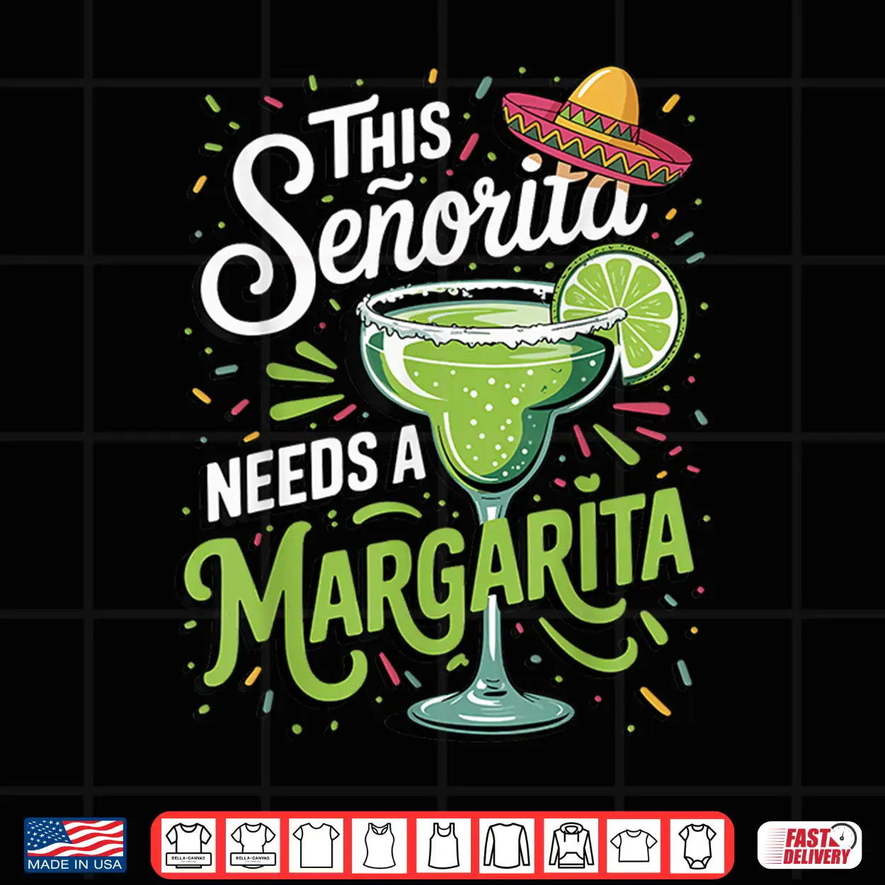 This Senorita Needs A Margarita Shirt This Senorita Needs A Margarita Shirt