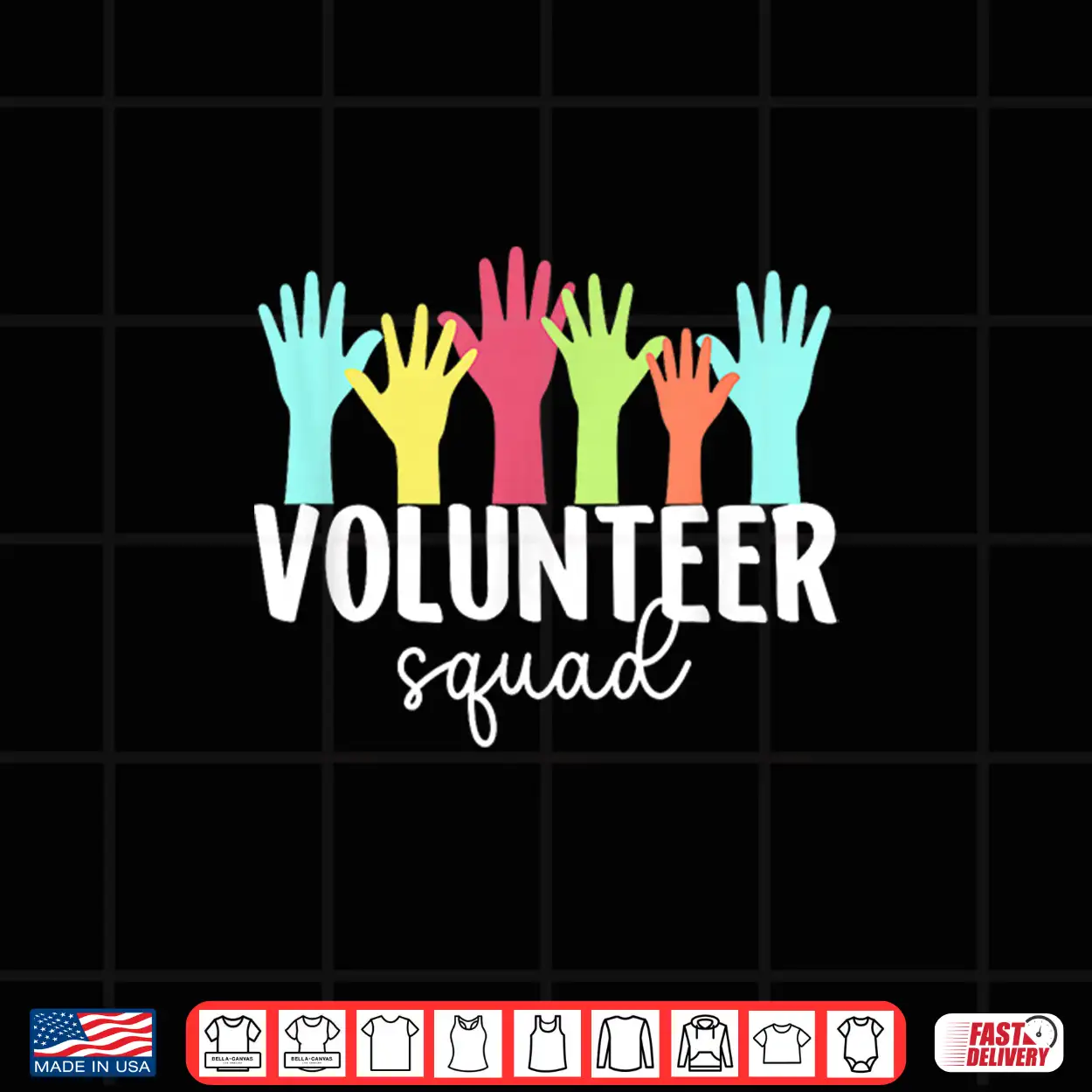 Volunteer Squad Volunteering Team Voluntary Worker Shirt Volunteer Squad Volunteering Team Voluntary Worker Shirt