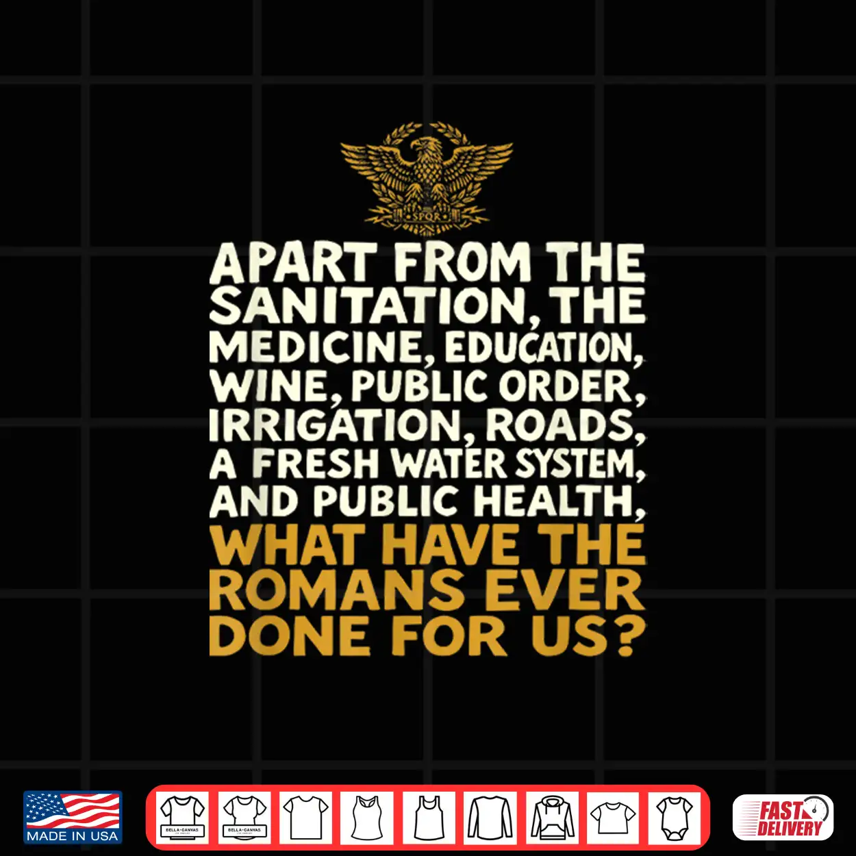 What Have The Romans Ever Done For Us Funny Shirt What Have The Romans Ever Done For Us Funny Shirt