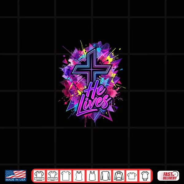 Women'S Christian He Is Risen And Still Lives Religious Easter Shirt 4 Design Womens Christian He is Risen and Still Lives Religious Easter Shirt