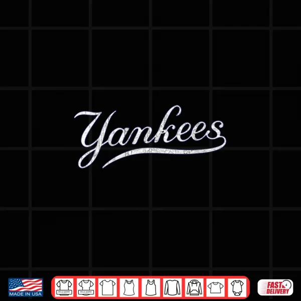 Design Womens Yankees Vintage Retro Style Tee Classic 70s 80s Yankees Shirt