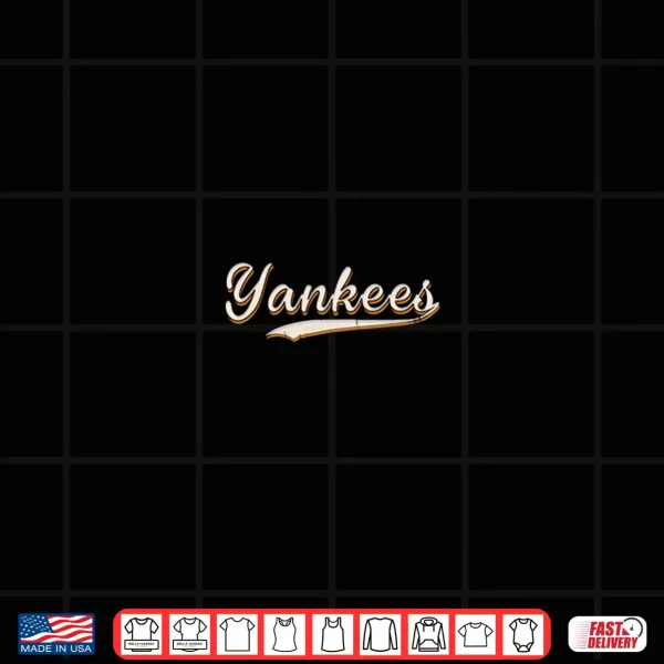 Yankees Vintage Retro Style Tee Classic 70S & 80S Yankees Shirt 4 Design Yankees Vintage Retro Style Tee Classic 70s 80s Yankees Shirt