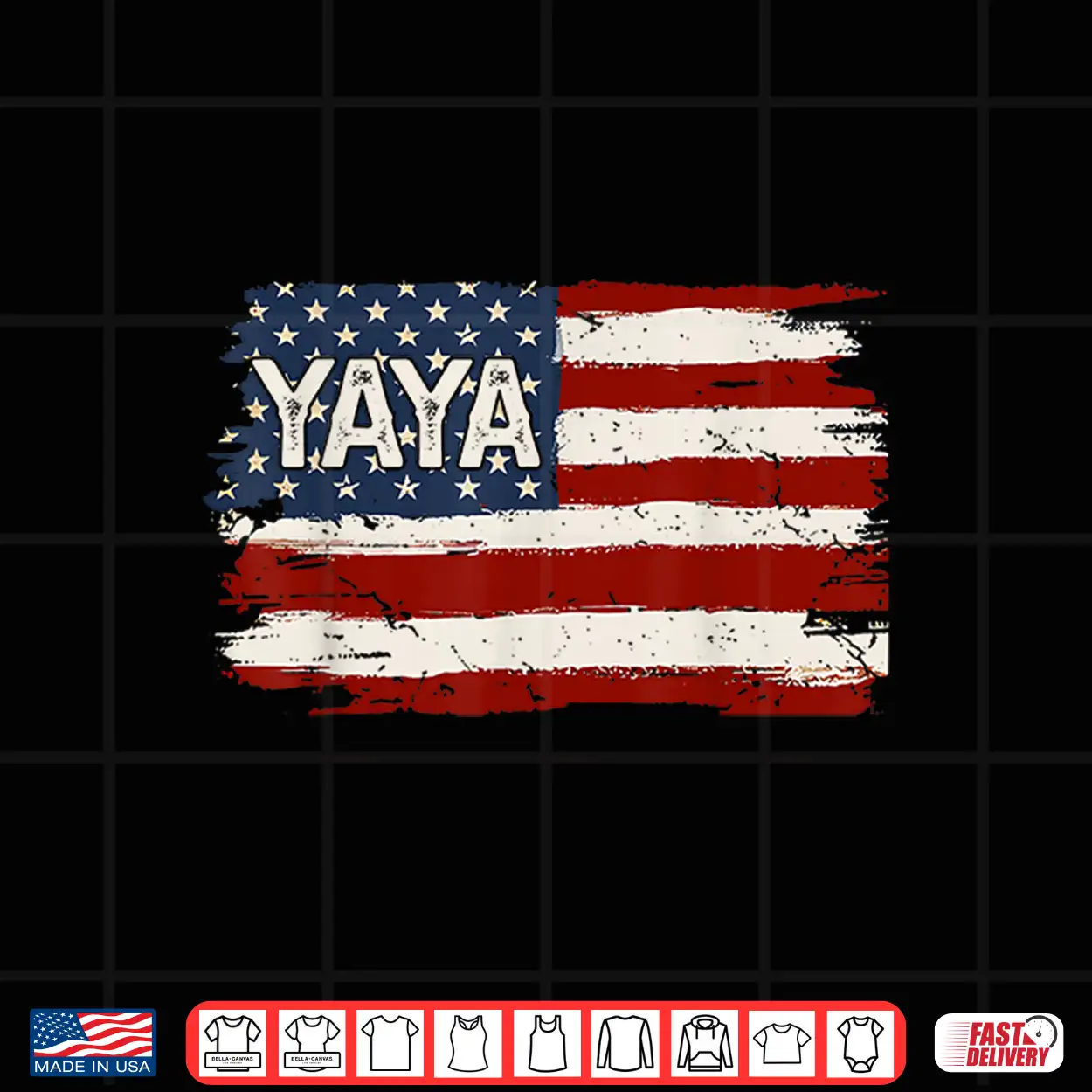 Yaya American Flag Patriotic Mother’S Day Women Shirt Yaya American Flag Patriotic Mother’S Day Women Shirt