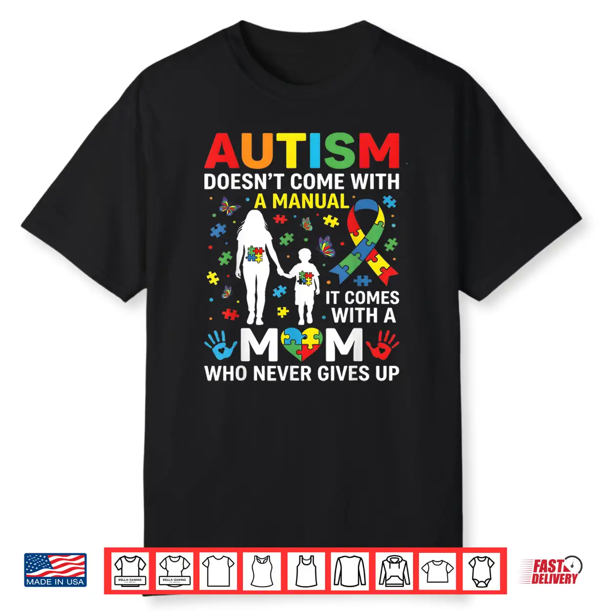 Doesnt Come With A Manual Autism Awareness Mom Professional Shirt Doesnt Come With A Manual Autism Awareness Mom Professional Shirt