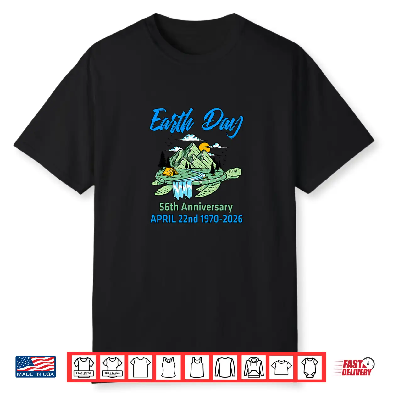 Earth Day 2026 56Th Anniversary Earth Day Turtle Shirt Earth Day 2026 56Th Anniversary Earth Day Turtle Shirt