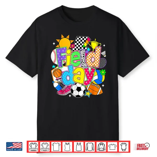 Field Day 2026 Let The Games Begin Field Trip Teacher Kid Shirt