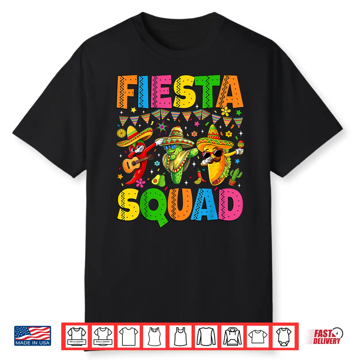 Fiesta Squad Cinco De Mayo Let’S Fiesta Mexican Men Women Shirt Fiesta Squad Cinco De Mayo Let’S Fiesta Mexican Men Women Shirt