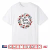 Floral 99 Years Loved 99Th Birthday 99 Year Old Men Women Premium Tri Blend Shirt