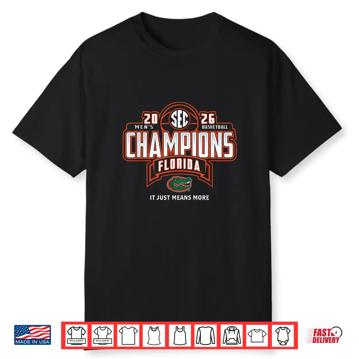 Florida Gators Men’S Basketball Sec Champs 2026 Season Shirt Florida Gators Men’S Basketball Sec Champs 2026 Season Shirt