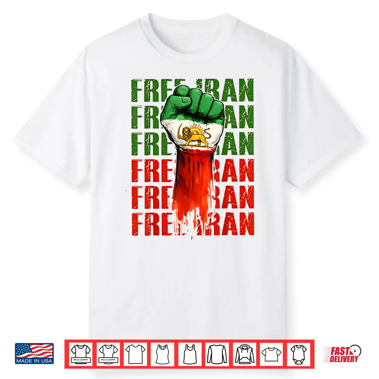 Free Iran Symbol Flag Heartbeat Freedom Love Shirt Free Iran Symbol Flag Heartbeat Freedom Love Shirt