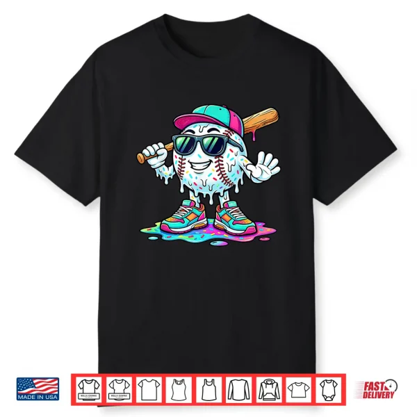 Funny Baseball Life Style 101 Apparel Baseball Drip Boys Kid Shirt